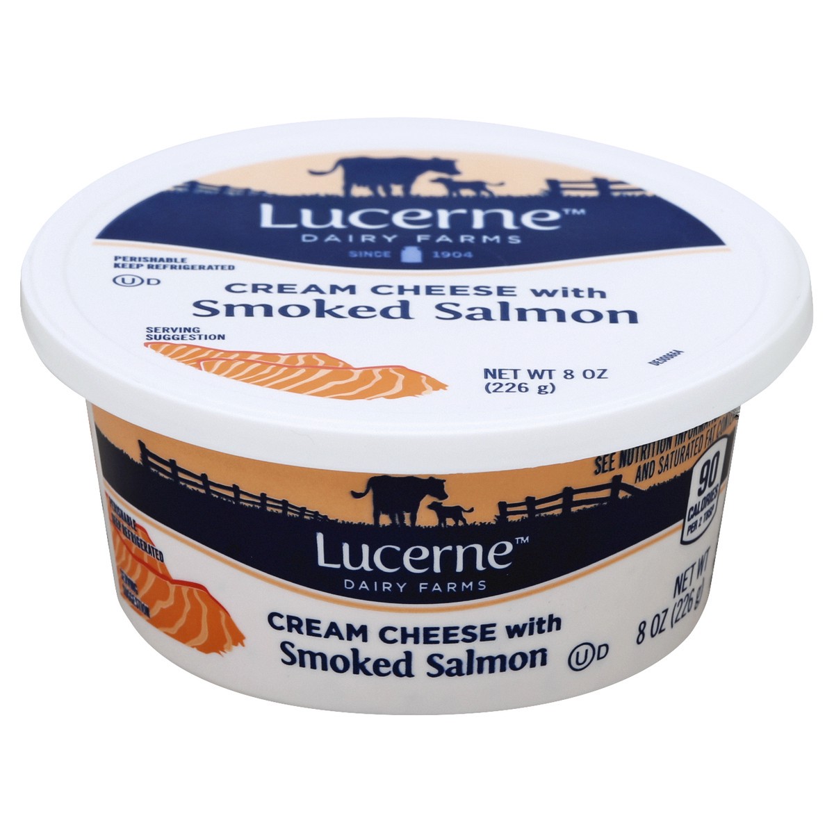 slide 3 of 4, Lucerne Cheese Cream Light - 8 Oz, 8 oz