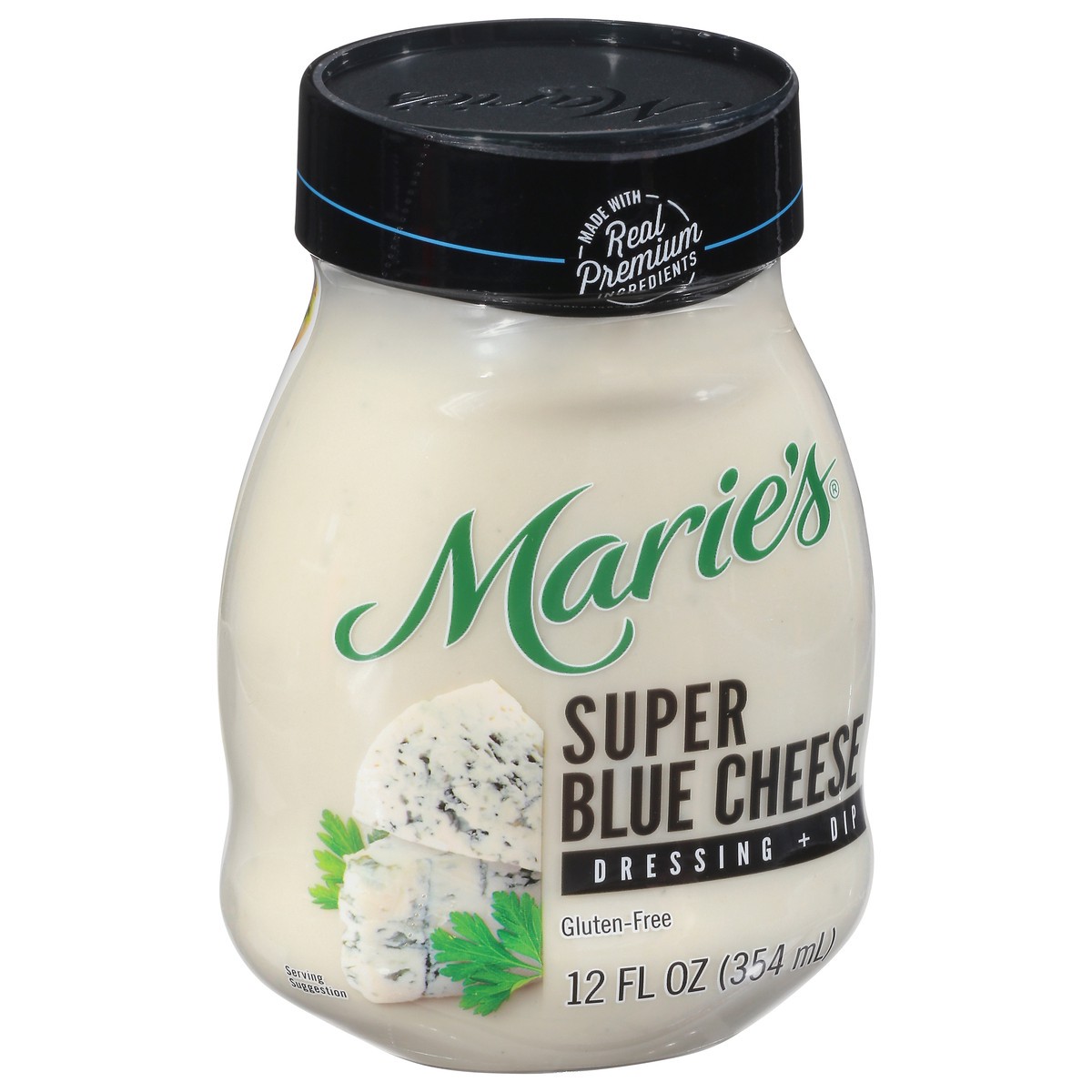 slide 2 of 9, Marie's Super Blue Cheese Dressing + Dip 12 fl oz, 12 fl oz