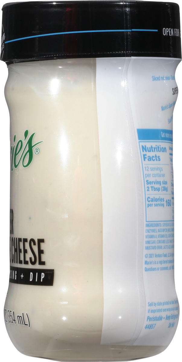 slide 8 of 9, Marie's Super Blue Cheese Dressing + Dip 12 fl oz, 12 fl oz