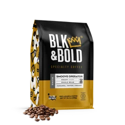 Black & Bold Smoove Operator Blend, Dark Roast, Whole Bean - 10.5 oz