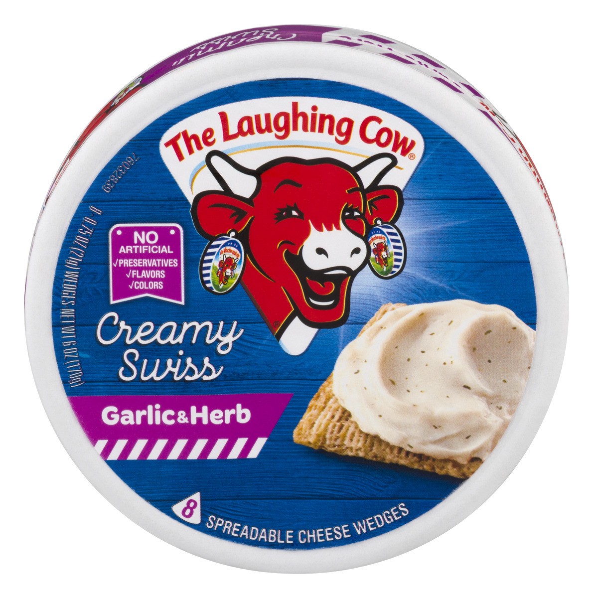 slide 1 of 9, LAUGHING COW Cheese Wedges, 8 ct