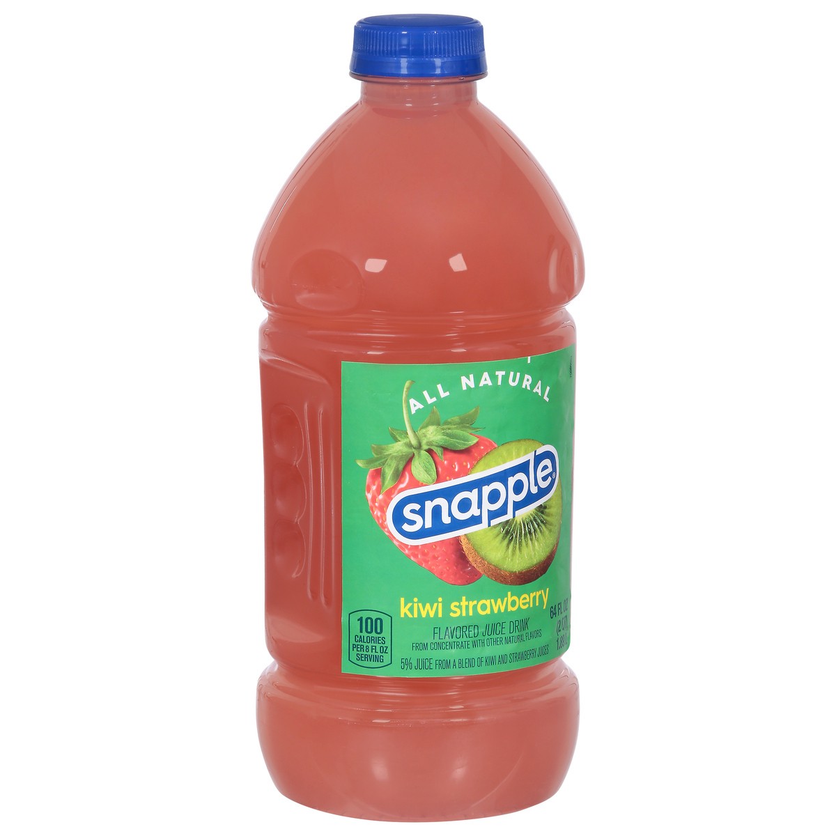 slide 7 of 9, Snapple Kiwi Strawberry Juice Drink, 64 fl oz bottle, 64 fl oz