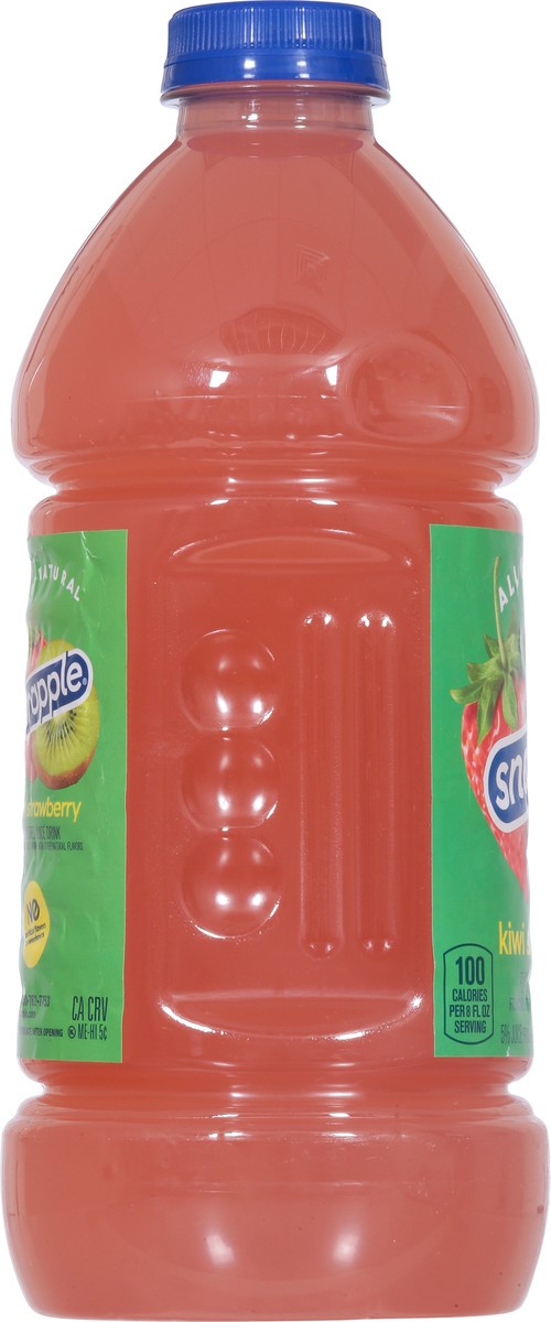 slide 9 of 9, Snapple Kiwi Strawberry Juice Drink, 64 fl oz bottle, 64 fl oz