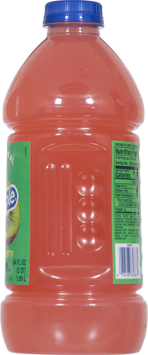 slide 5 of 9, Snapple Kiwi Strawberry Juice Drink, 64 fl oz bottle, 64 fl oz