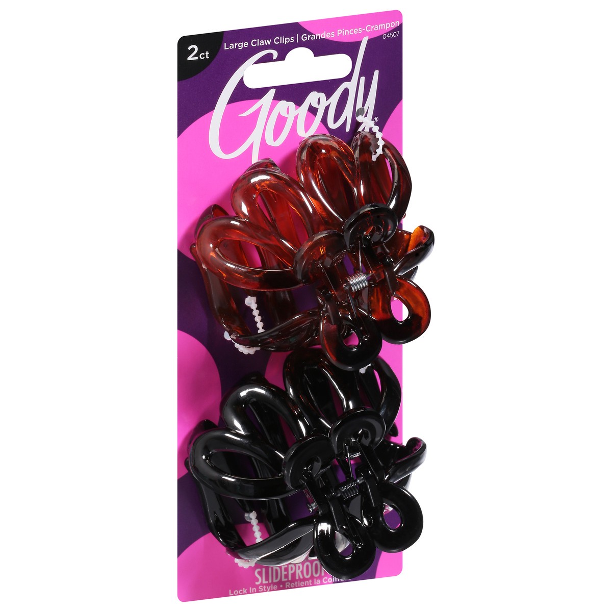 slide 2 of 9, Goody Petal Claw Clips Large 2 ea, 2 ct
