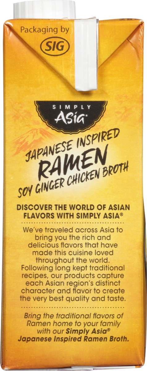 slide 6 of 9, Simply Asia Japanese Inspired Ramen Soy Ginger Chicken Broth, 26 fl oz