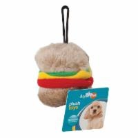 slide 1 of 2, Aspen Pet Aspenpet Small Hamburger Plush Dog Toy, 1 ct