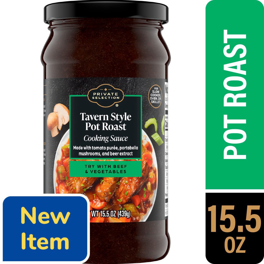 slide 1 of 1, Private Selection® Tavern Style Pot Roast Cooking Sauce, 15.5 oz