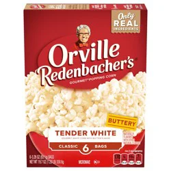Orville Redenbacher's 6 Classic Bags Tender White Popping Corn 6 ea