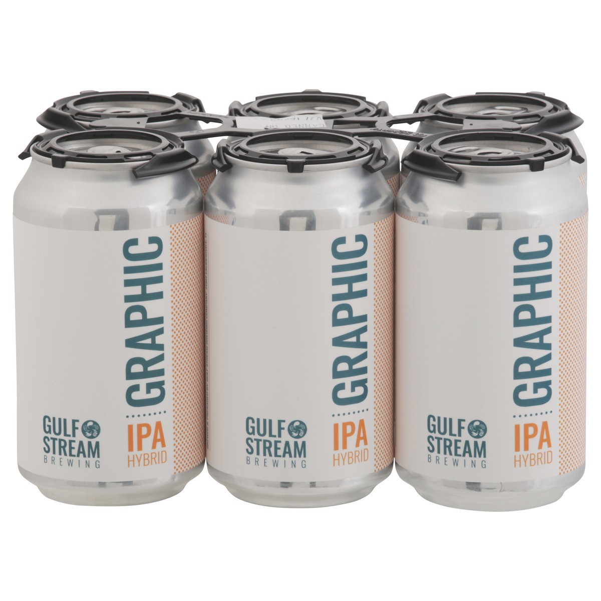 slide 2 of 11, Gulf Stream Brewing Graphic IPA Hybrid Beer 6 - 12 oz Cans, 6 ct; 12 oz