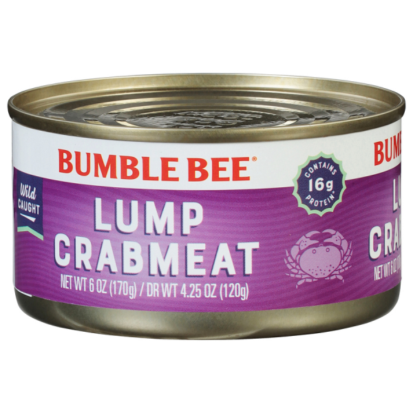 slide 10 of 16, Bumble Bee Lump Crabmeat, 6 oz