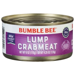Bumble Bee Lump Crabmeat 6 oz. Can
