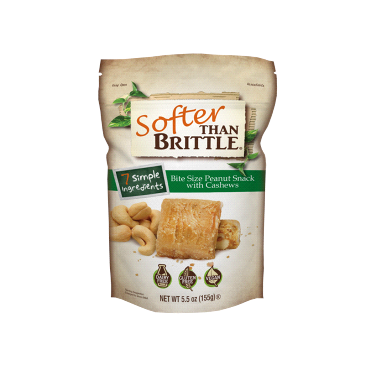 slide 1 of 2, Sunrise Softer Than Brittle Cashew, 5.5 oz