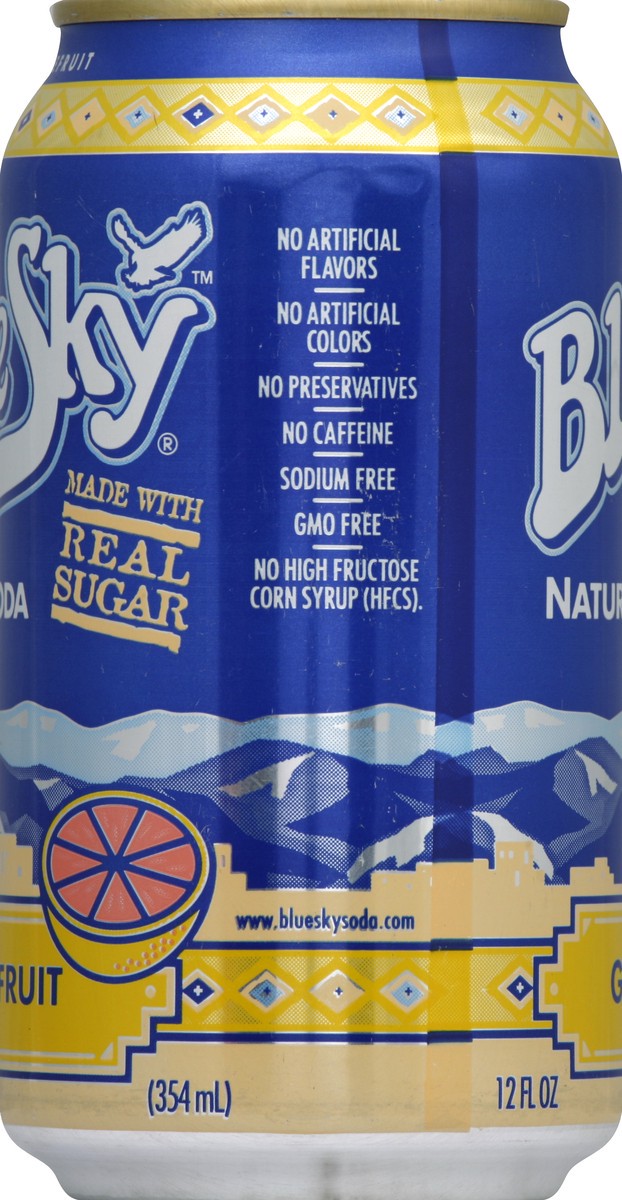 slide 4 of 4, Blue Sky Soda - 12 oz, 12 oz