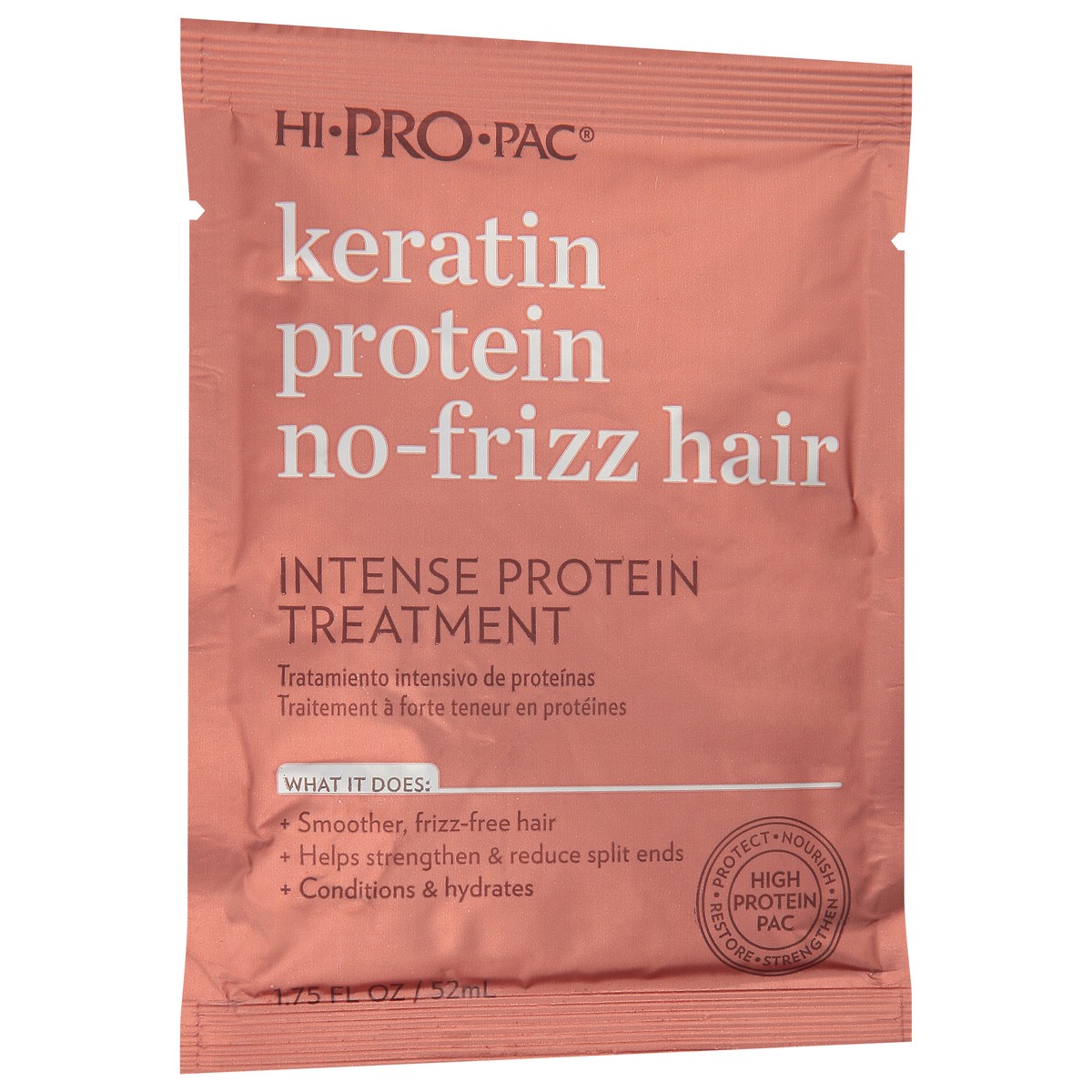 slide 2 of 9, Hi-Pro-Pac No-Frizz Hair Keratin Protein Intense Protein Treatment 1.75 fl oz, 1.75 fl oz