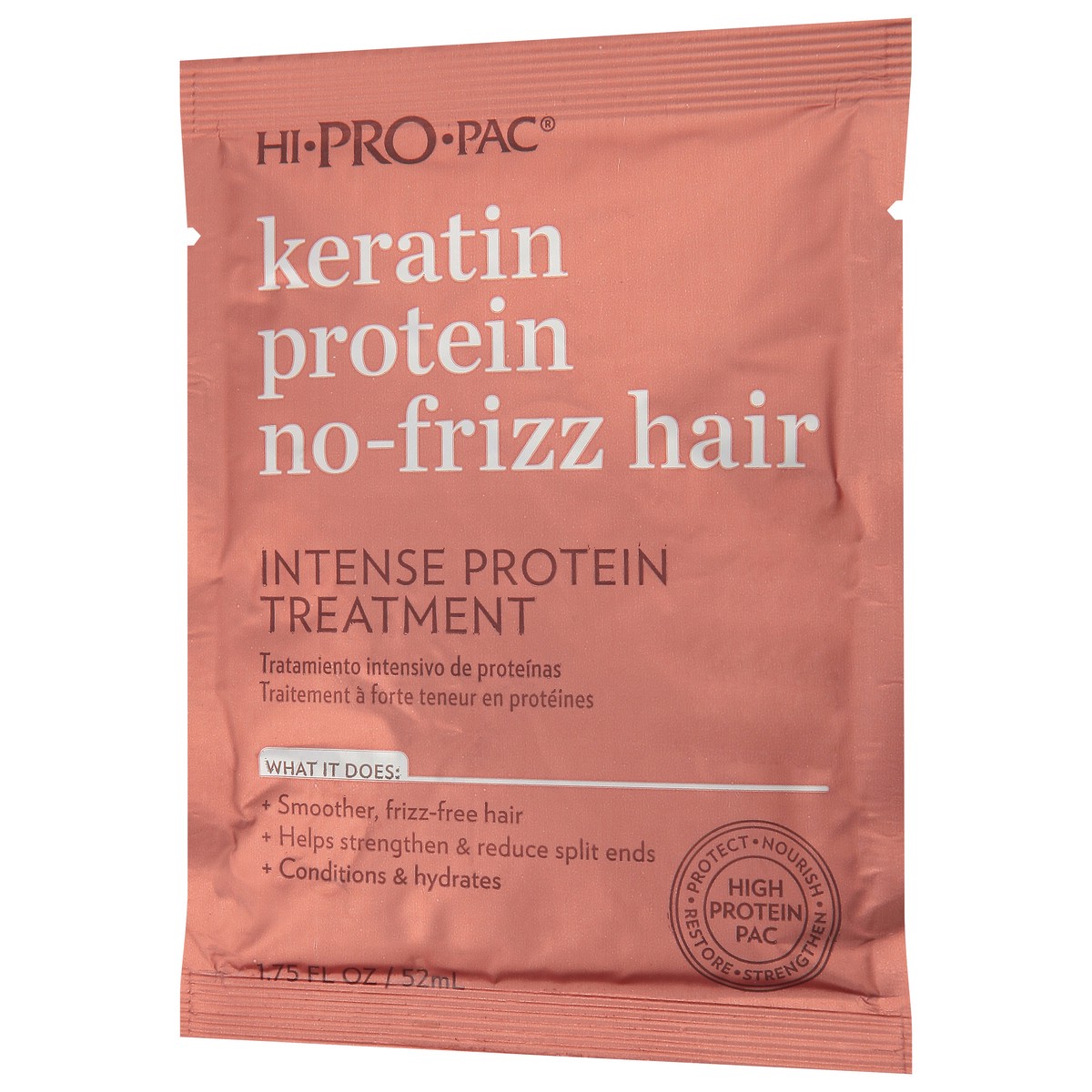 slide 3 of 9, Hi-Pro-Pac No-Frizz Hair Keratin Protein Intense Protein Treatment 1.75 fl oz, 1.75 fl oz