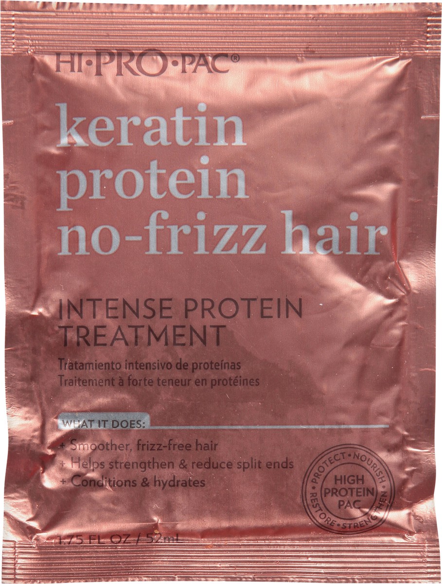 slide 6 of 9, Hi-Pro-Pac No-Frizz Hair Keratin Protein Intense Protein Treatment 1.75 fl oz, 1.75 fl oz