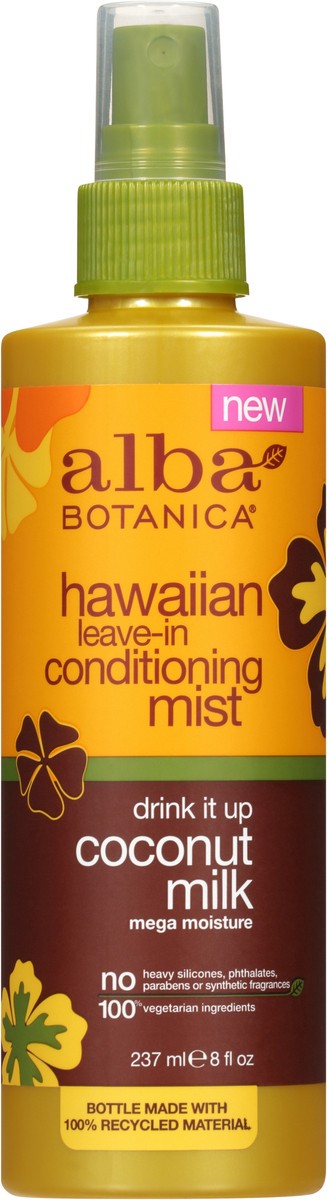 slide 4 of 7, Alba Botanica Coconut Milk Hawaiian Leave-in Conditioning Mist, 8 oz