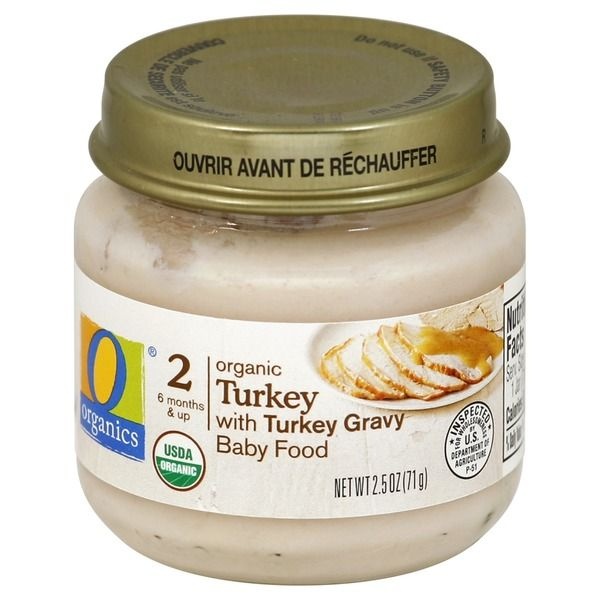 slide 1 of 1, O Organics Baby Food, Organic, Turkey With, 2.5 oz