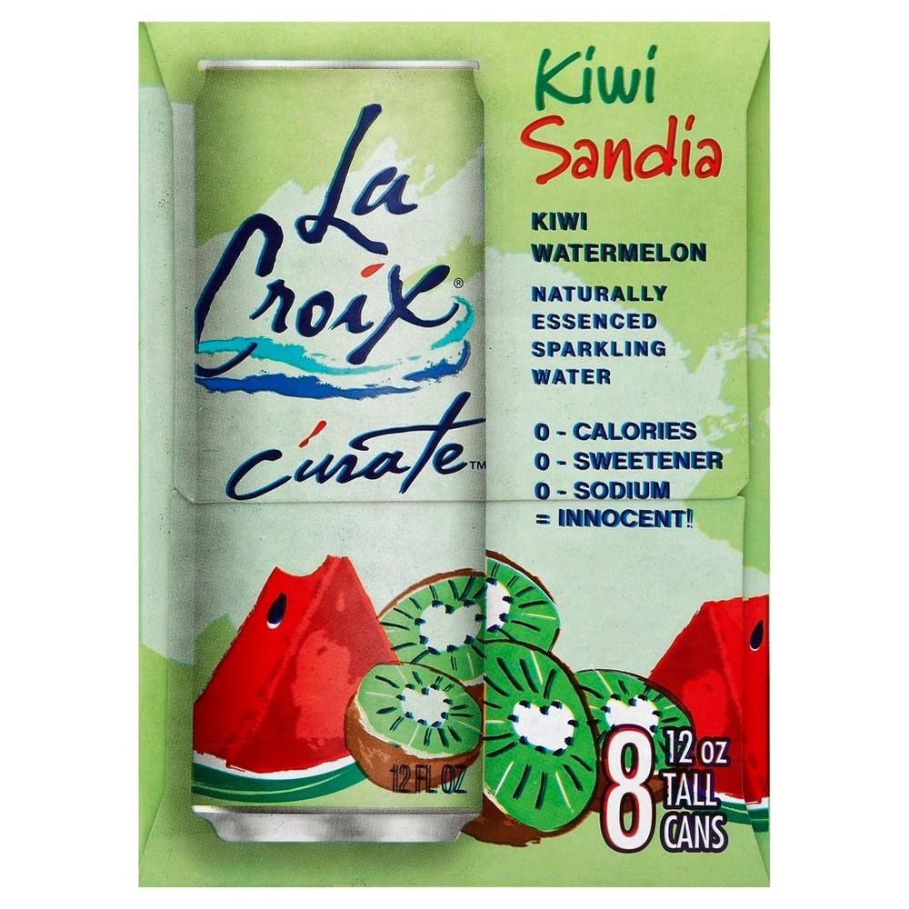 slide 3 of 45, La Croix Kiwi Melon Sparkling Water 8Pk, 96 fl oz