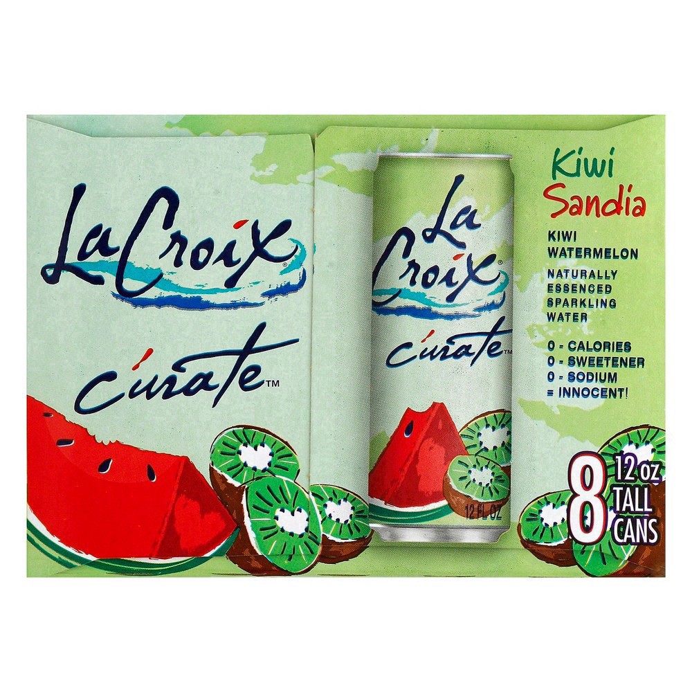 slide 13 of 45, La Croix Kiwi Melon Sparkling Water 8Pk, 96 fl oz