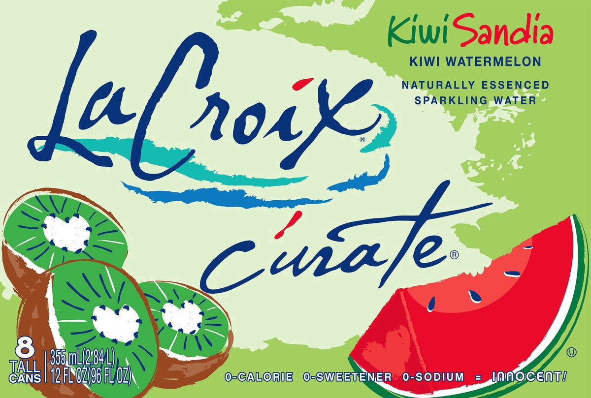 slide 36 of 45, La Croix Kiwi Melon Sparkling Water 8Pk, 96 fl oz