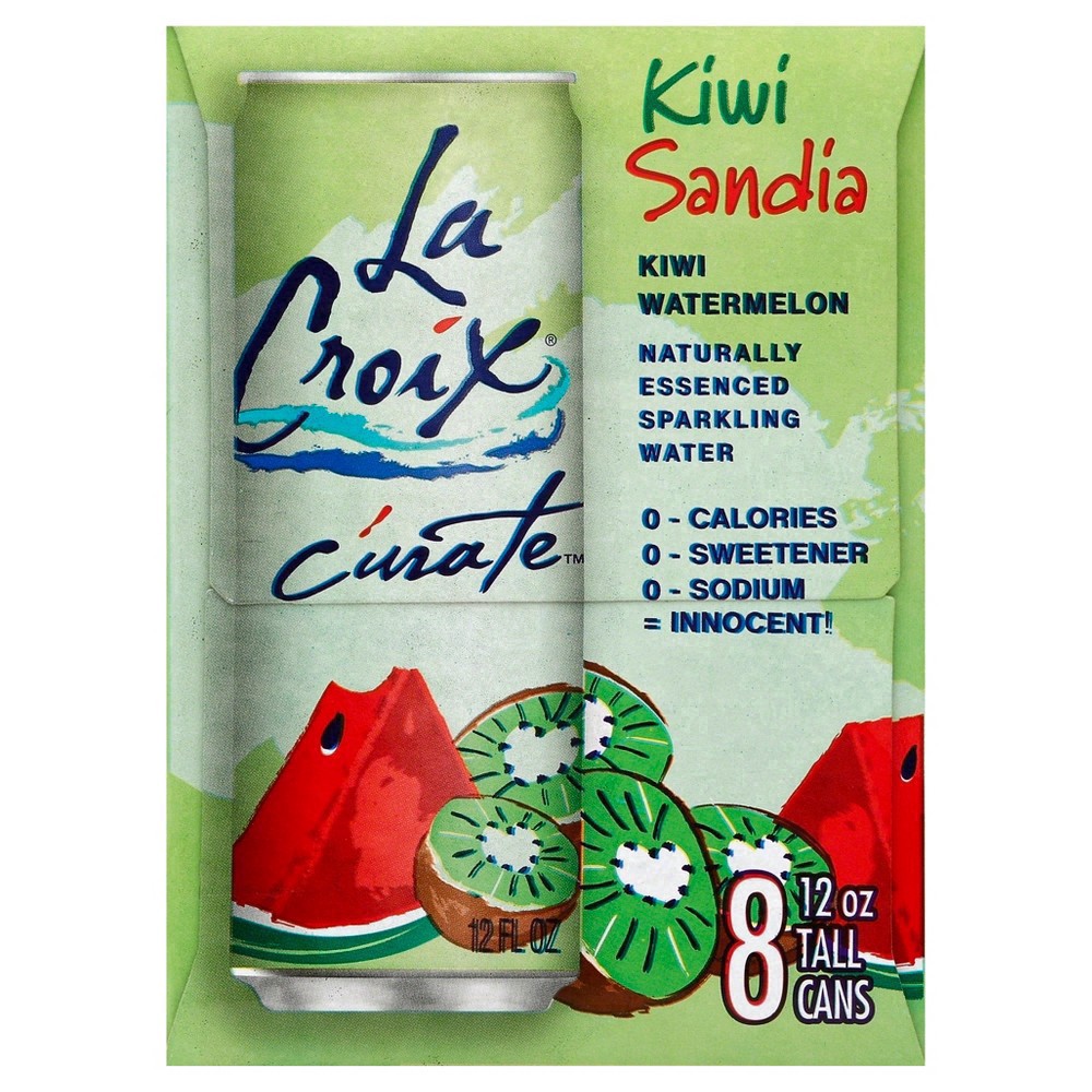 slide 16 of 45, La Croix Kiwi Melon Sparkling Water 8Pk, 96 fl oz