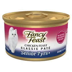 Purina Fancy Feast High Protein Senior Pate Wet Cat Food, Chicken Feast Senior 7+