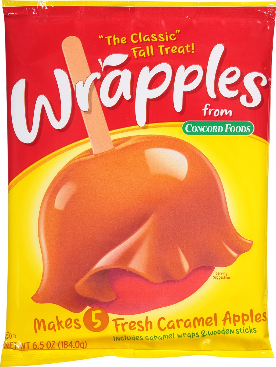 slide 8 of 12, Wrapples Fresh Caramel Apples Wraps Kit 6.5 oz, 6.5 oz