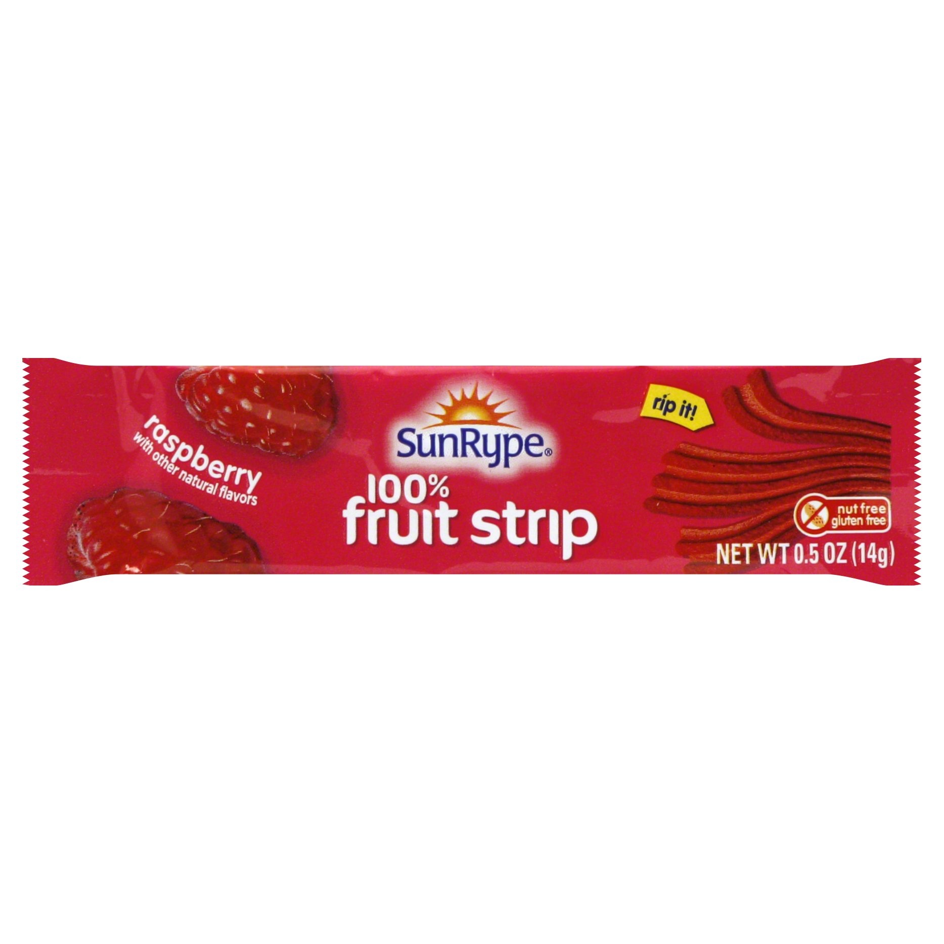 slide 1 of 5, SunRype Fruit To Go Fruit Strip Apple Raspberry, 5 oz