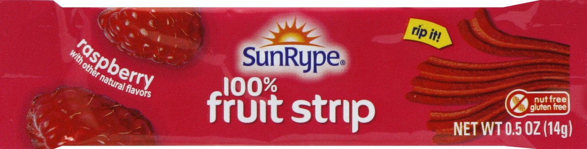 slide 5 of 5, SunRype Fruit To Go Fruit Strip Apple Raspberry, 5 oz