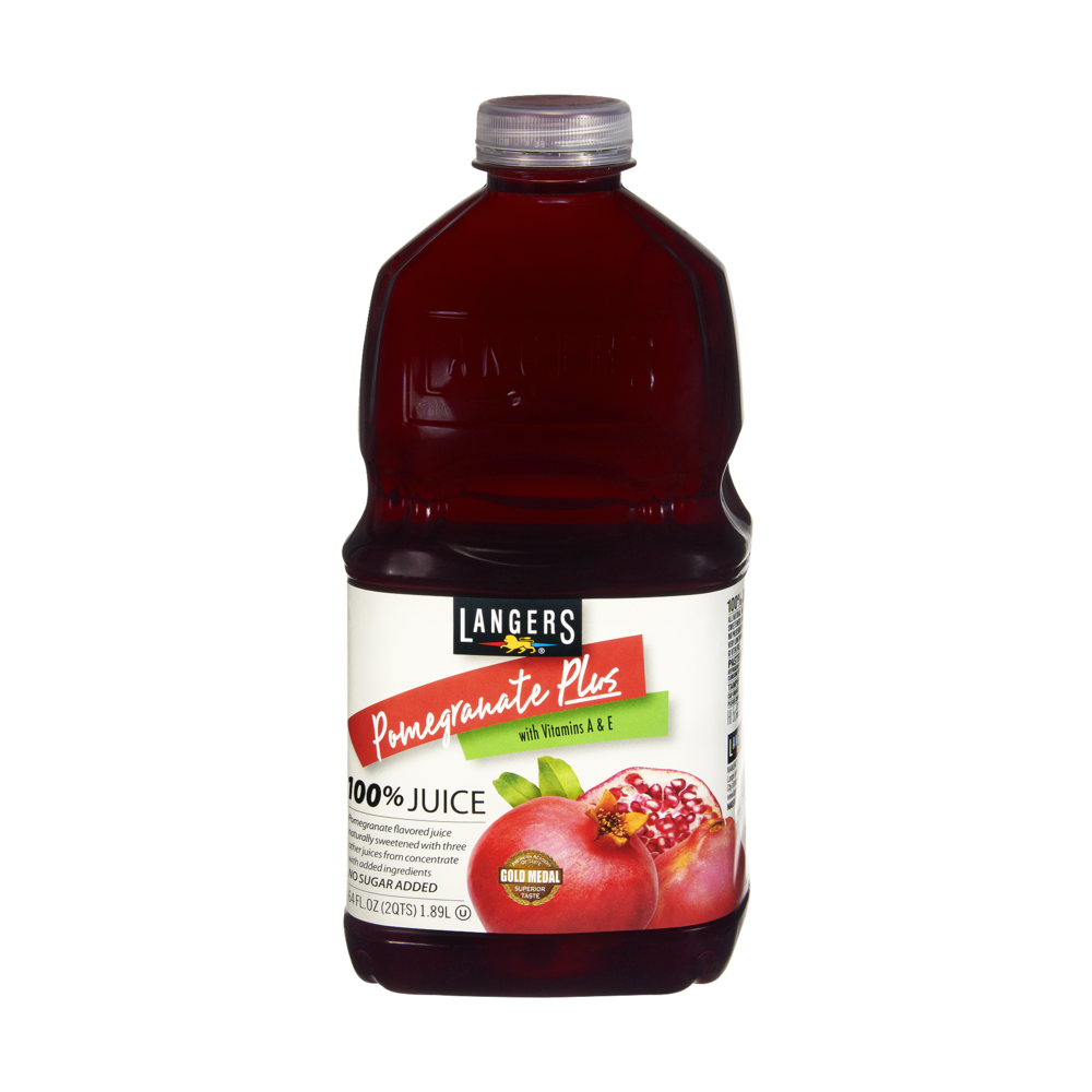 slide 1 of 1, Langers Pomegranate Plus 100% Juice, 1 ct