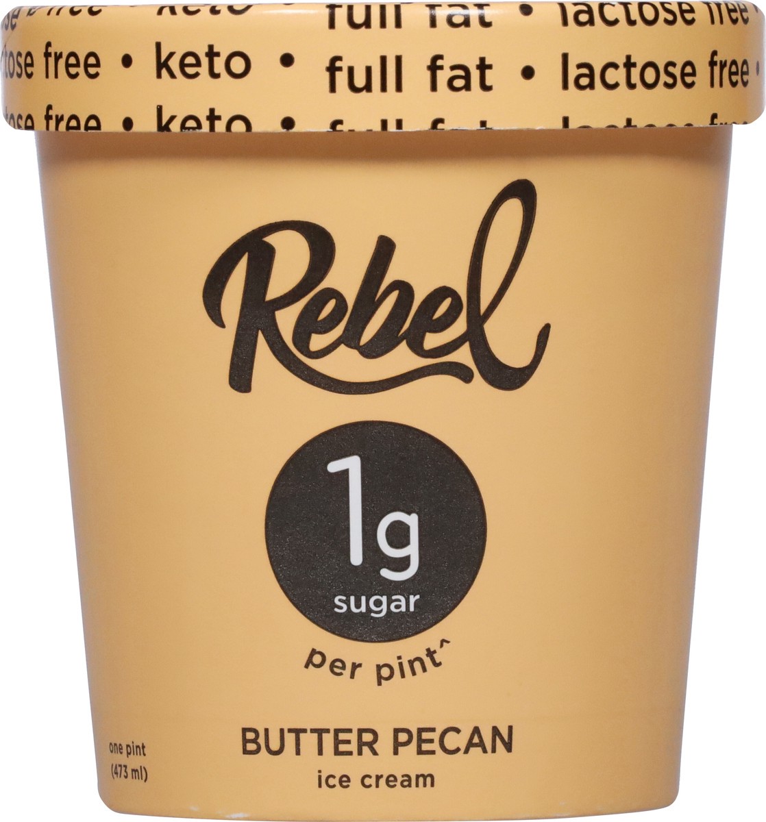 slide 2 of 9, Rebel Butter Pecan Ice Cream 1 pt, 1 pint