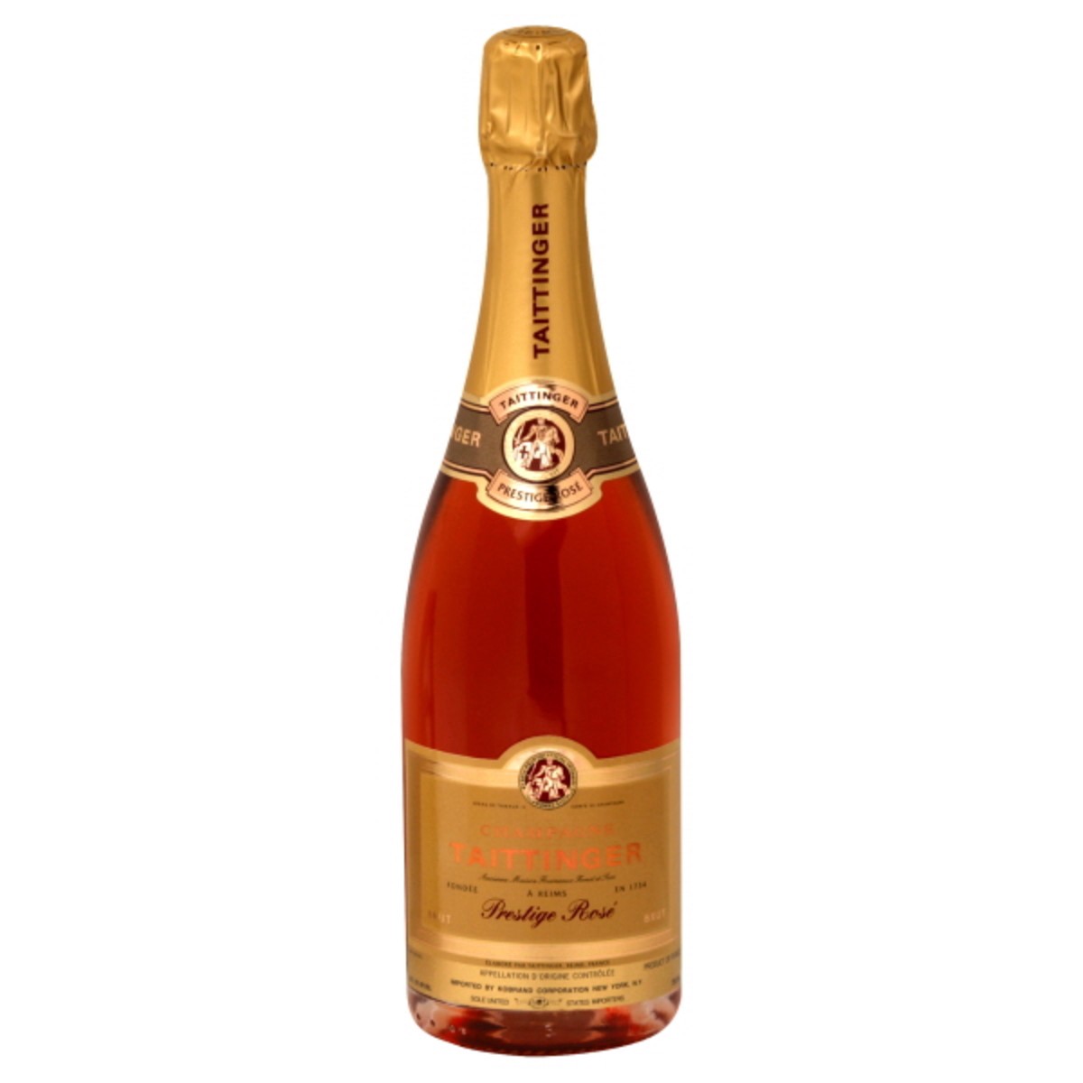 slide 2 of 2, Taittinger Brut Rose Champagne Sparkling, 750 ml