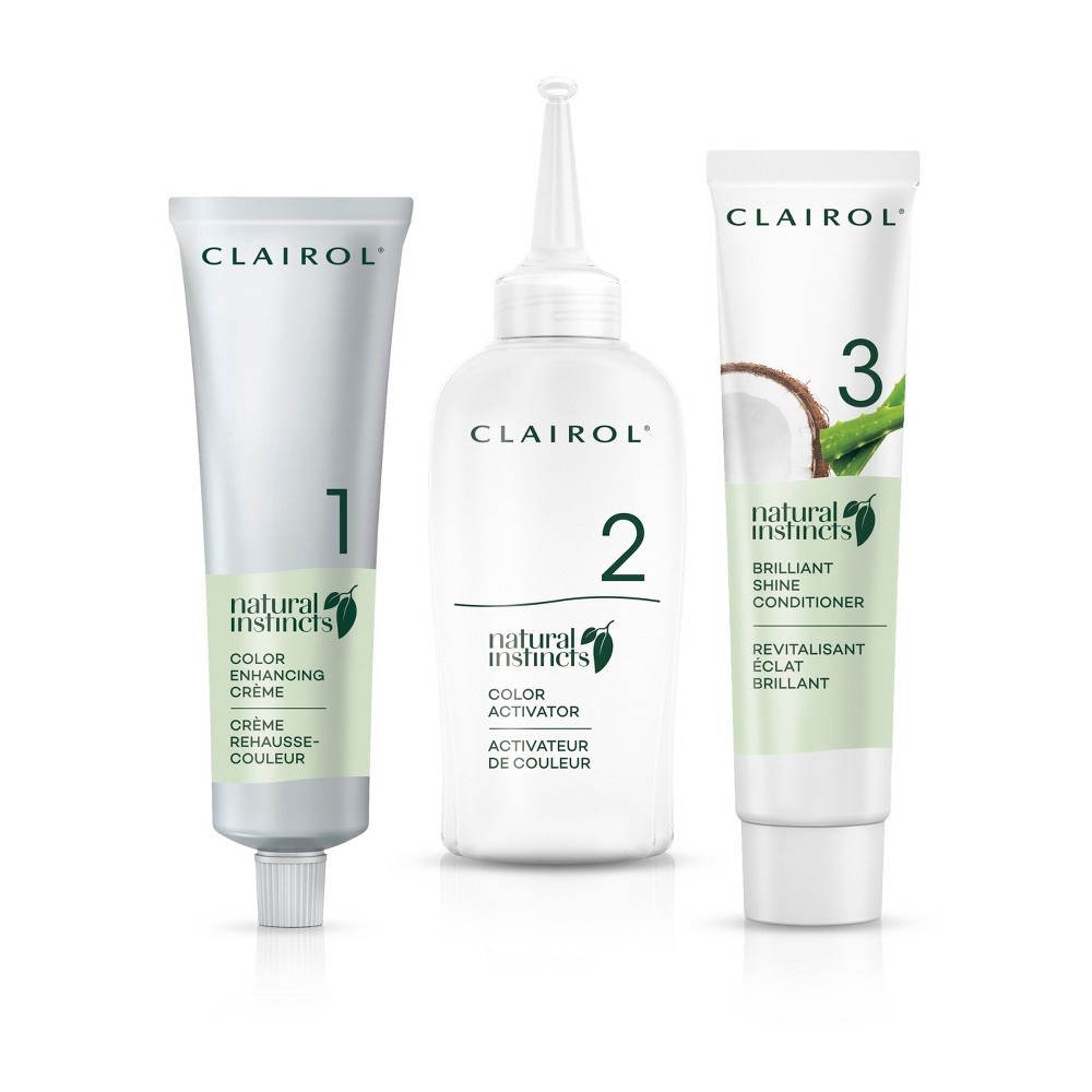 slide 7 of 8, Clairol Natural Instincts Semi-Permanent Hair Color, 4W Dark Warm Brown, Roasted Chestnut, 1 ct