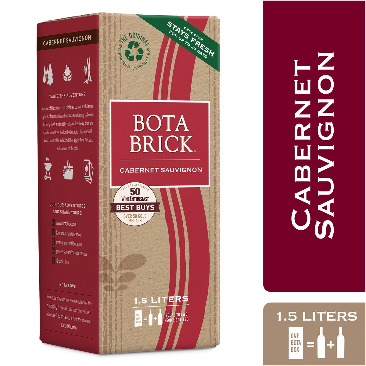 slide 6 of 11, Bota Box Cabernet Sauvignon, 1.5 liter box