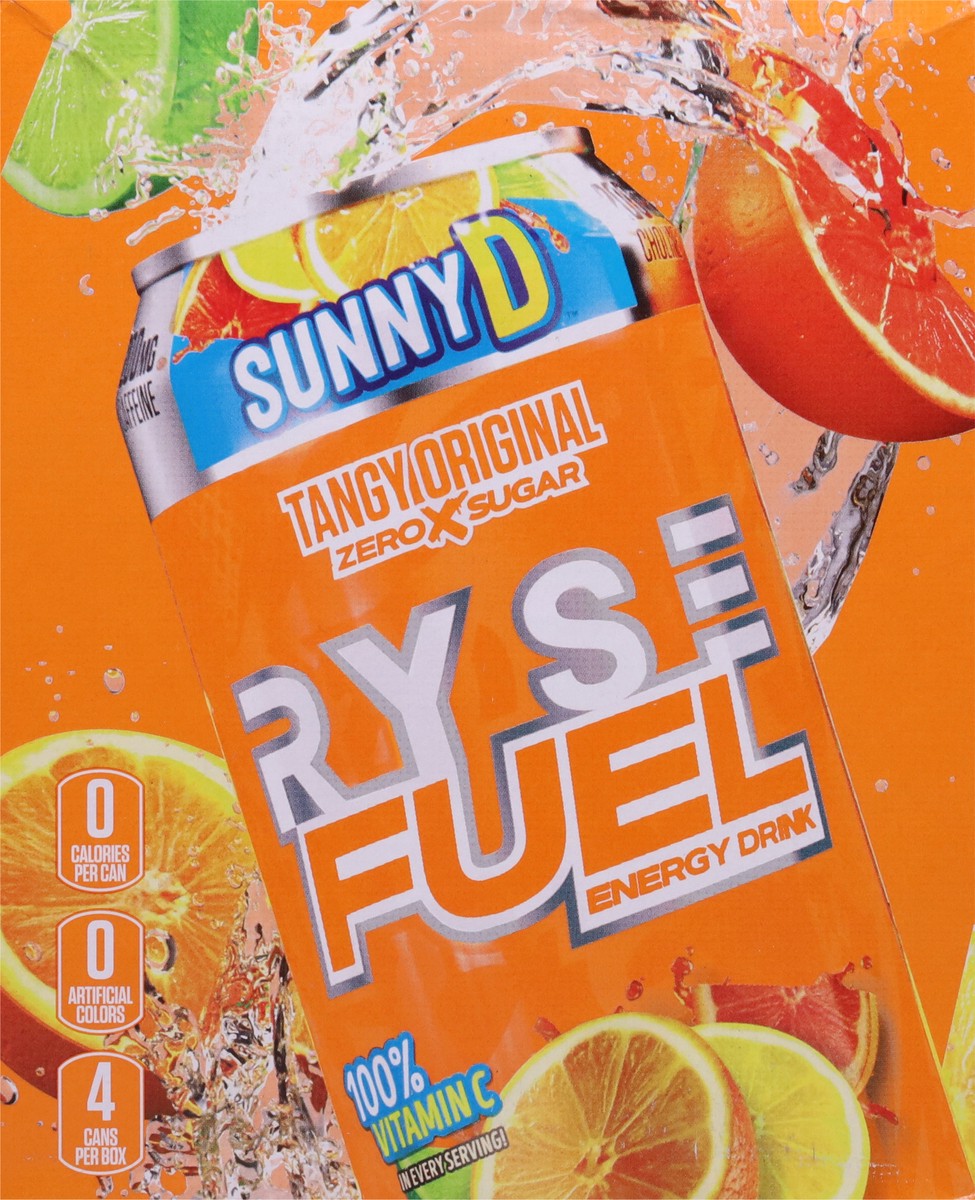 slide 10 of 13, Sunny D Ryse Fuel Energy Drink - 4 ct, 4 ct