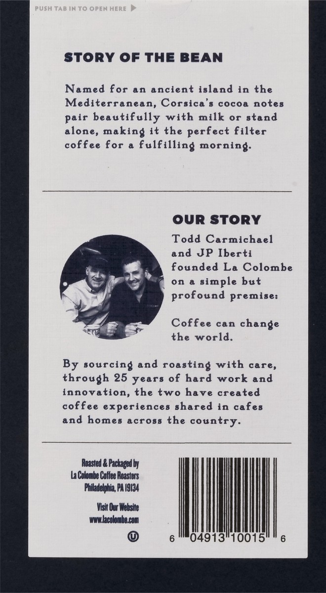 slide 5 of 11, La Colombe Ground Darker Roast Corsica Coffee Beans 12 oz, 12 oz