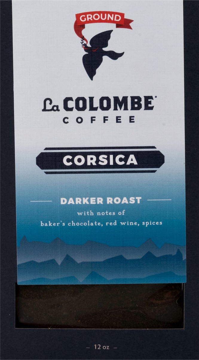 slide 9 of 11, La Colombe Ground Darker Roast Corsica Coffee Beans 12 oz, 12 oz