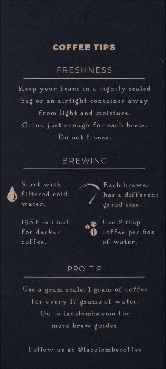slide 6 of 11, La Colombe Ground Darker Roast Corsica Coffee Beans 12 oz, 12 oz