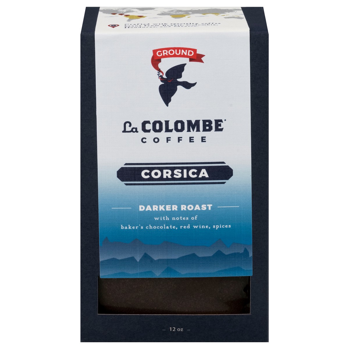 slide 10 of 11, La Colombe Ground Darker Roast Corsica Coffee Beans 12 oz, 12 oz