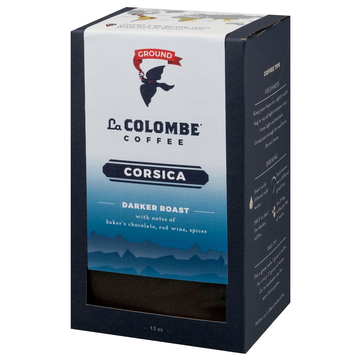 slide 11 of 11, La Colombe Ground Darker Roast Corsica Coffee Beans 12 oz, 12 oz