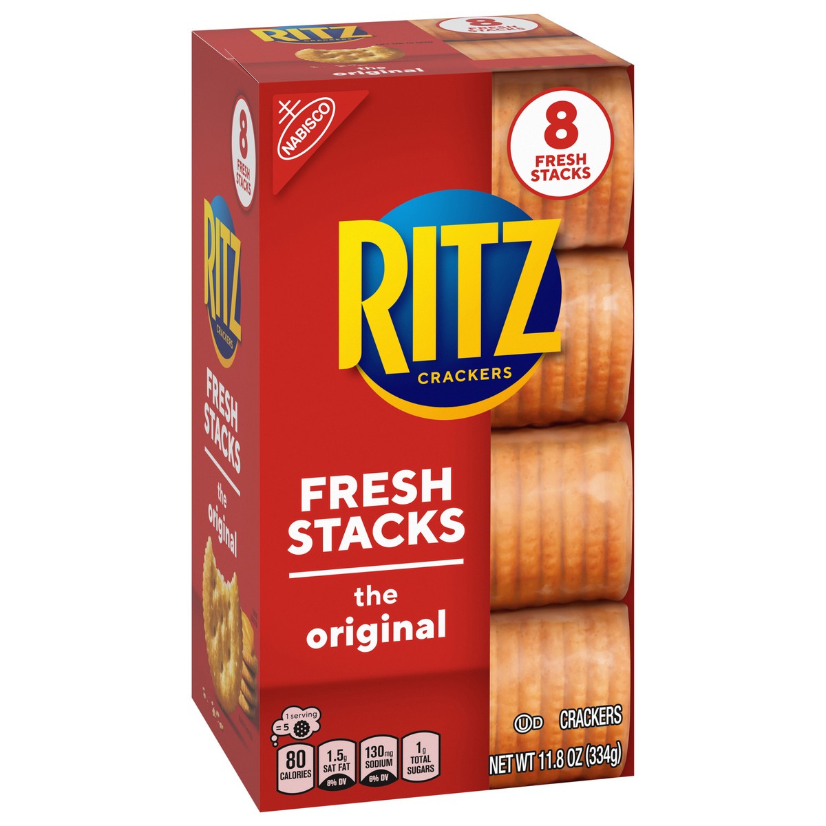 slide 2 of 9, RITZ Fresh Stacks Original Crackers, 11.8 oz (8 Stacks), 11.8 oz