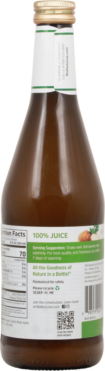 slide 5 of 9, Biotta Naturals Celery Root Juice, 16.9 oz