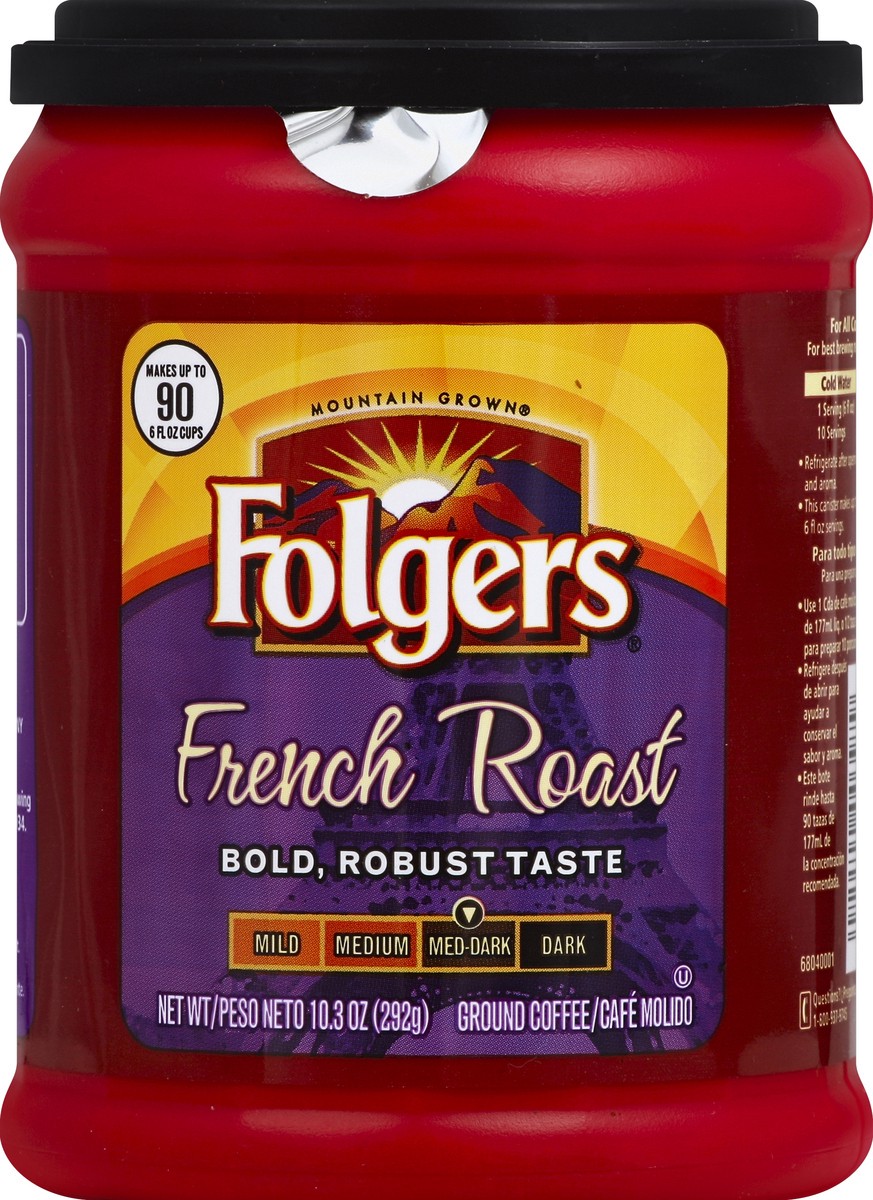 slide 1 of 4, Folgers Coffee - 10.3 oz, 10.3 oz