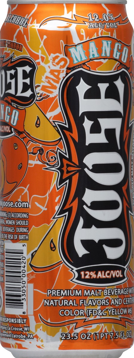 slide 5 of 6, Joose Malt Beverage Ma's Mango Singl Can, 23.5 oz