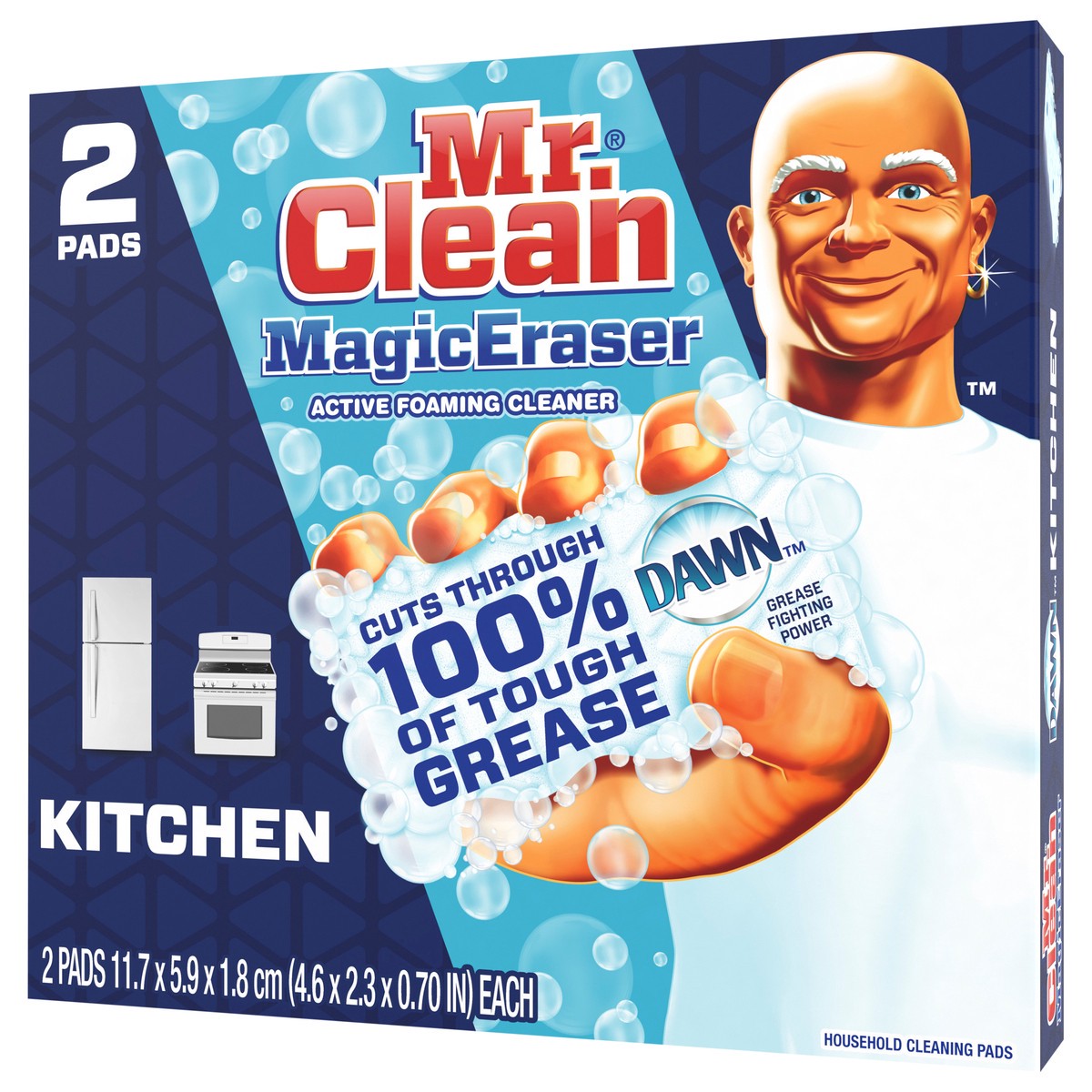 slide 2 of 5, Mr. Clean Kitchen Magic Eraser Household Cleaning Pads, 2 ct