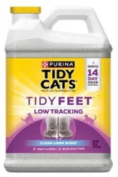 Purina Tidy Cats Tidy Feet Clumping Scented Low Tracking Cat Litter With Odor Control – Clean Linen Scent