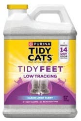 Purina Tidy Cats Tidy Feet Clumping Scented Low Tracking Cat Litter With Odor Control – Clean Linen Scent