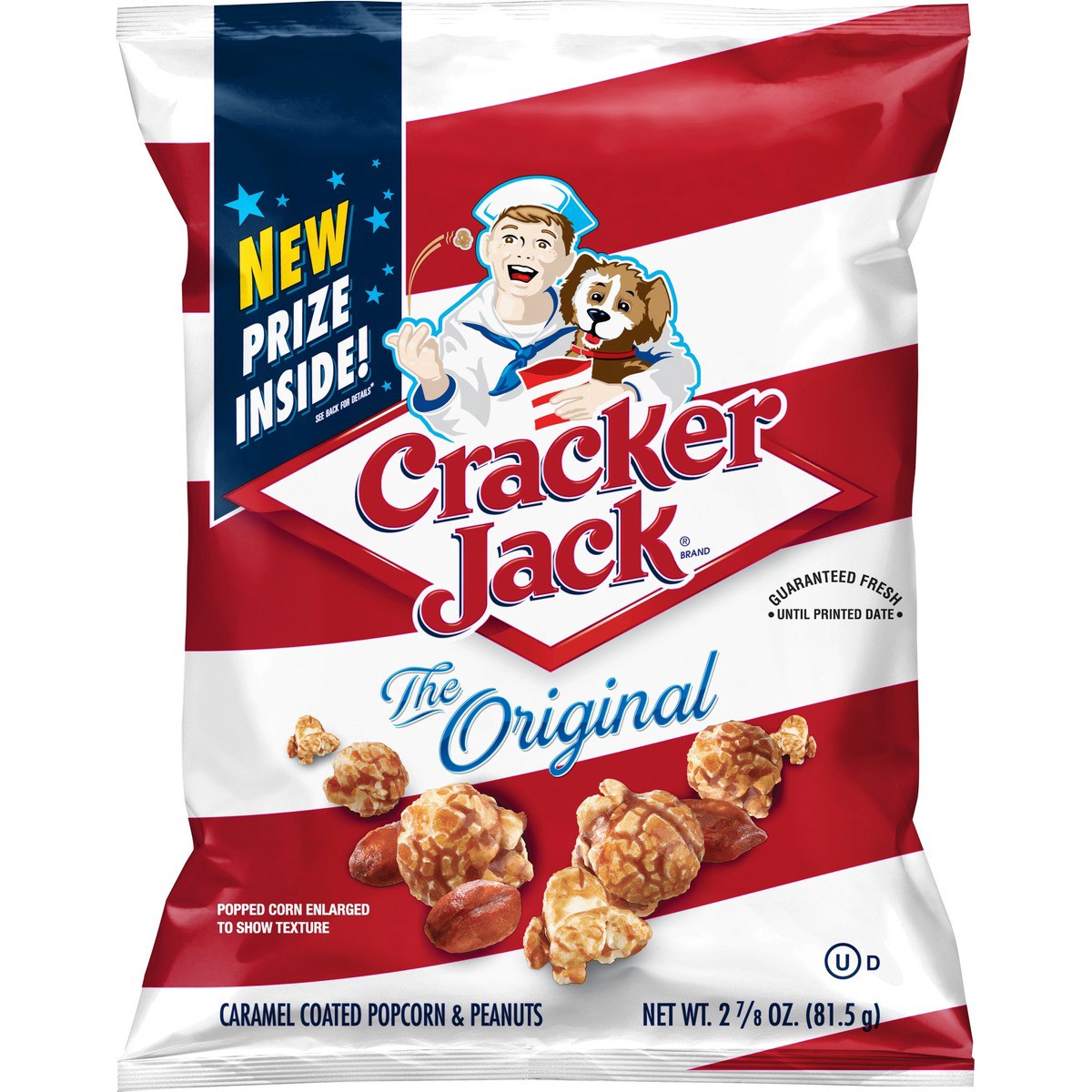 slide 5 of 5, Cracker Jack Popcorn Popped, 2.88 oz